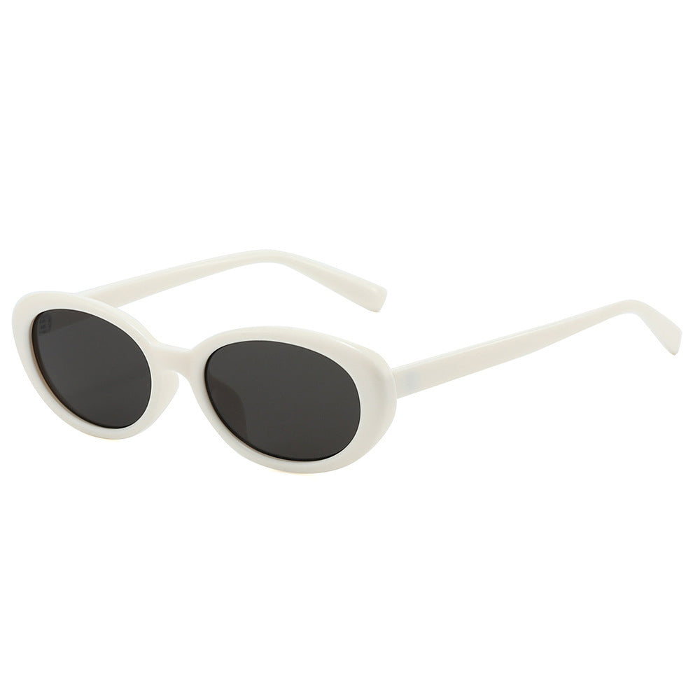 Elegante Vintage Oval Sonnenbrille Karnz