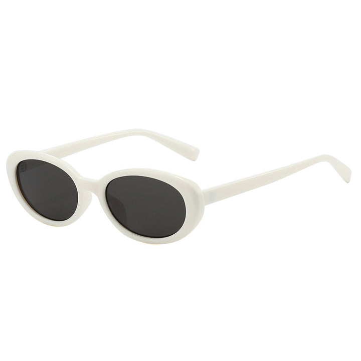 Elegante Vintage Oval Sonnenbrille Karnz