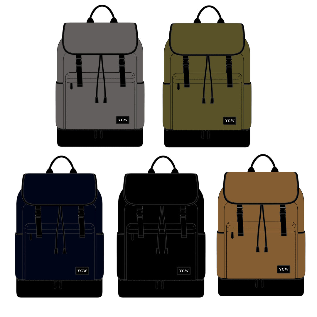 Leichter Mehrfachfächer-Rucksack Karnz