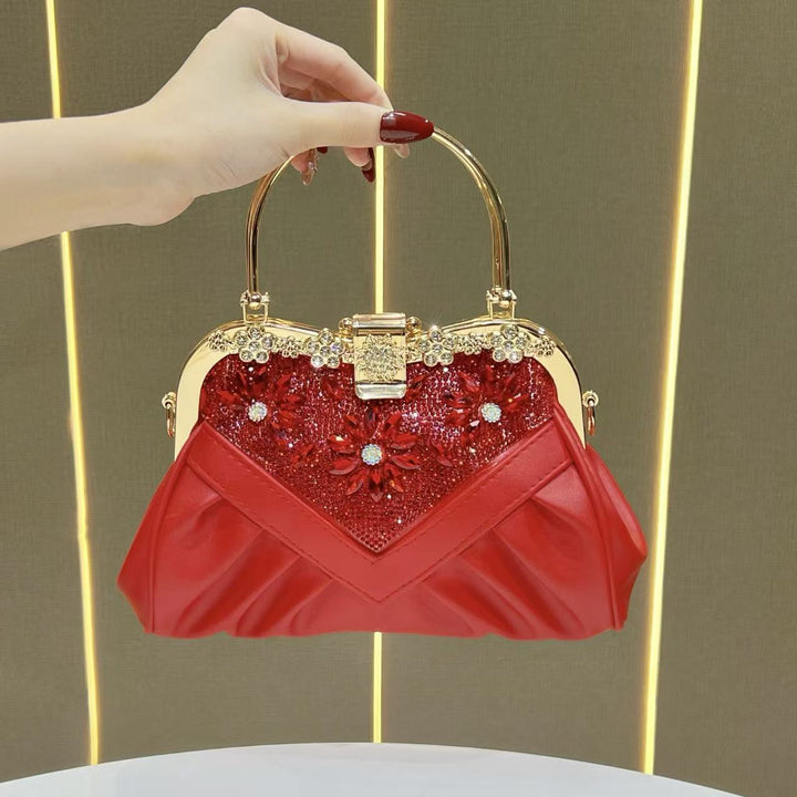 Elegante dekorative Handtasche für den Abend