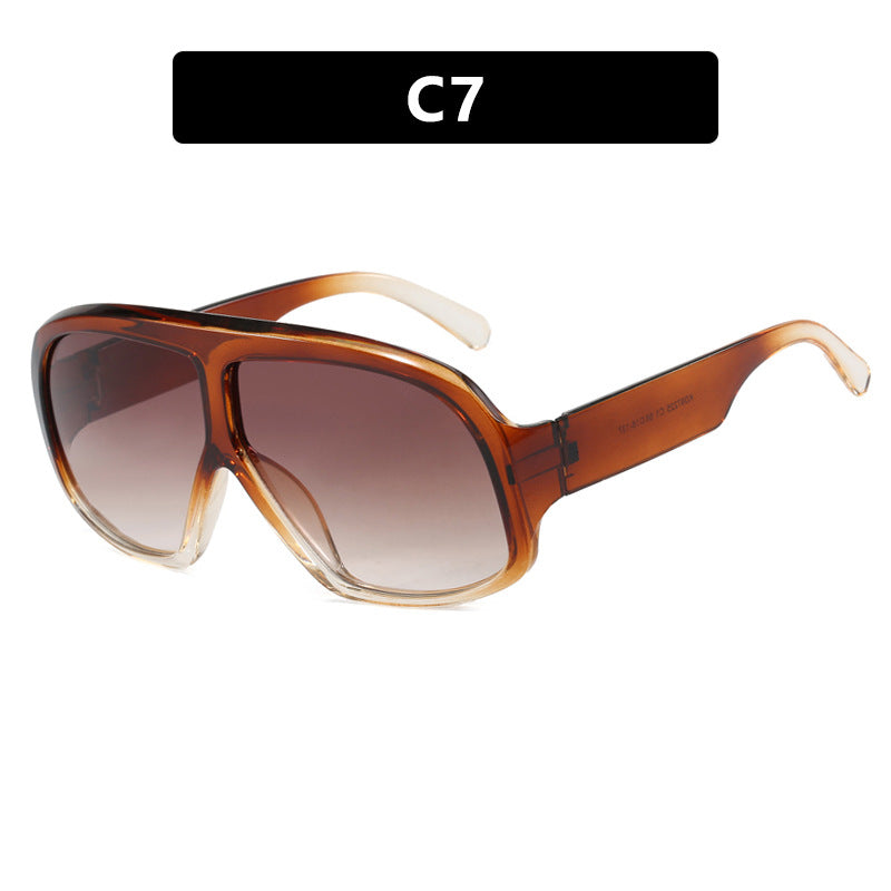 Damen oversized Sonnenbrille im modischen Schildkrötenmuster Karnz
