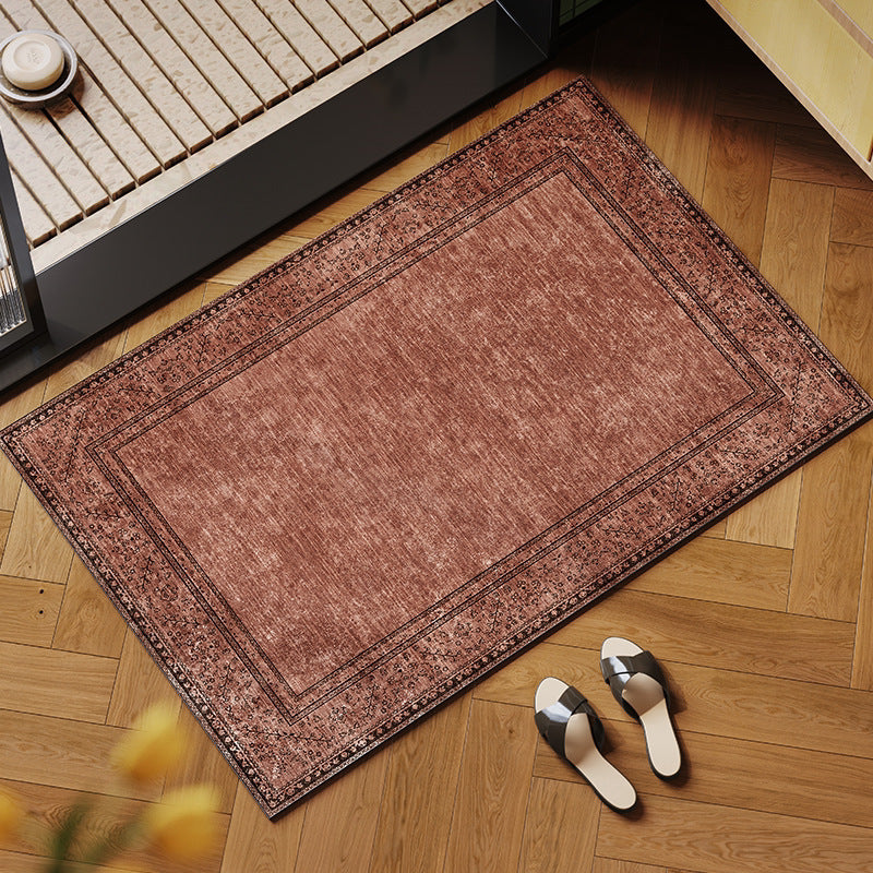 Eleganter floraler Muster-Innenbereichsteppich