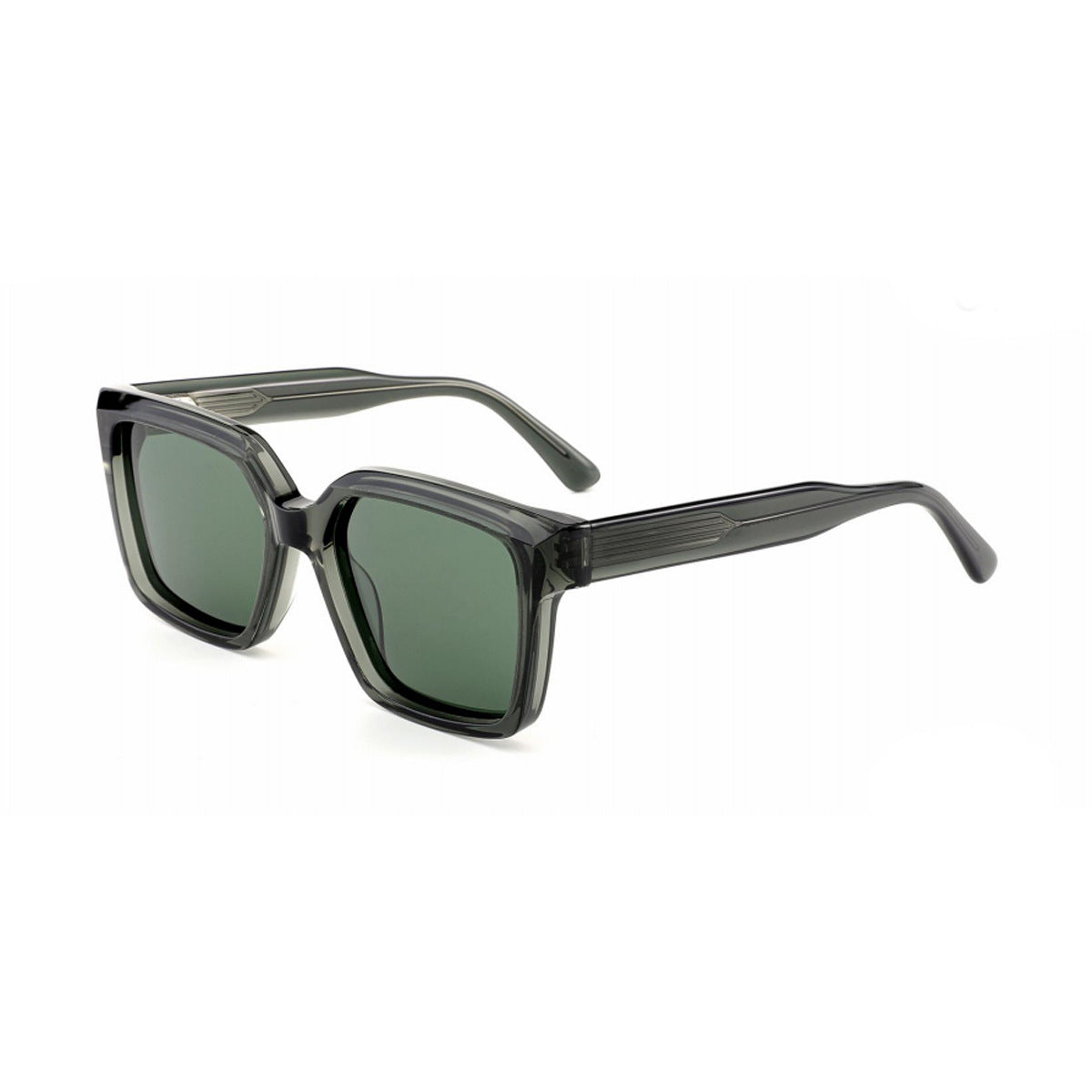 Damen modische Sonnenbrille im markanten quadratischen Design Karnz