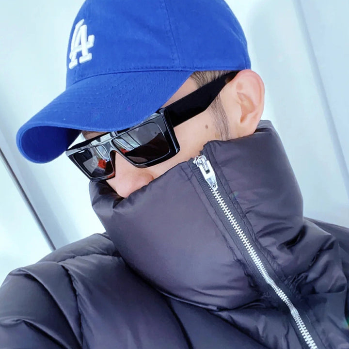 Damen Oversized Sonnenbrille mit modernem und kantigem Design Karnz