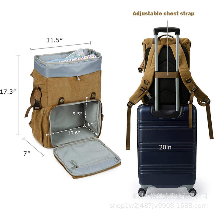 Vintage Canvas Reisrucksack Karnz