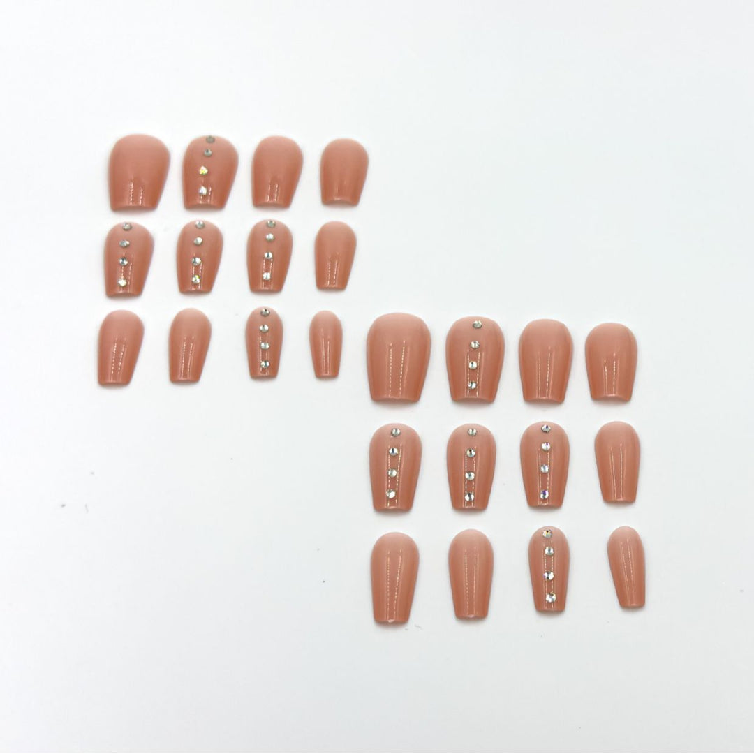 Glamouröse Strass-Nagelkunst-Design