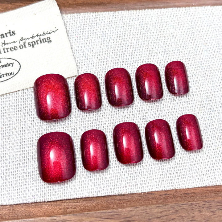 Glänzendes Glitter Press-On Nail Set