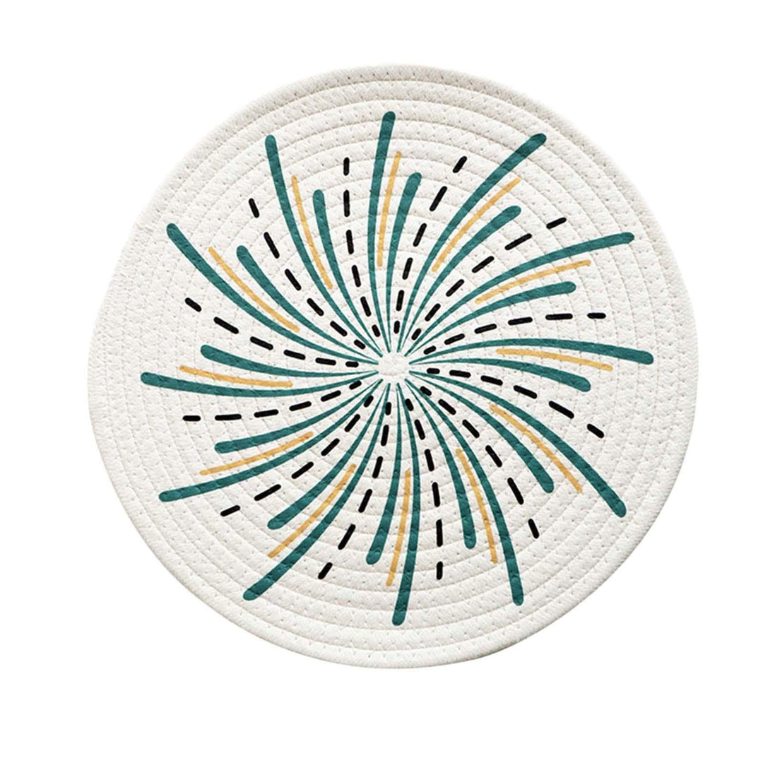 Runde Tischdecke mit Mandala-Muster Karnz
