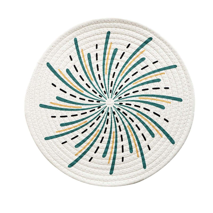 Runde Tischdecke mit Mandala-Muster Karnz