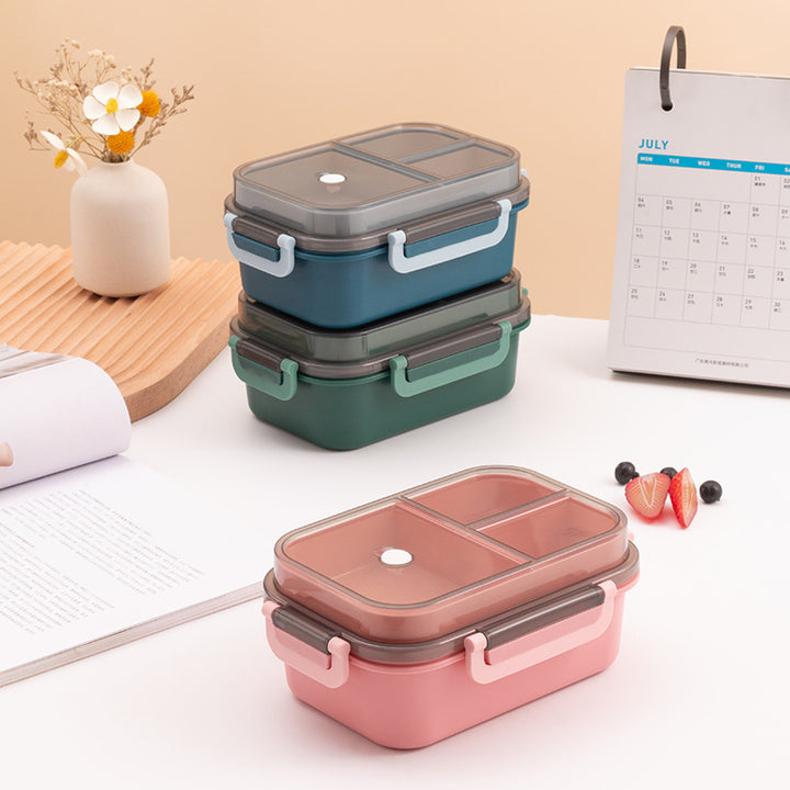 Mehrfach-Fach Lunchbox-Behälter mit luftdichtem Deckel
