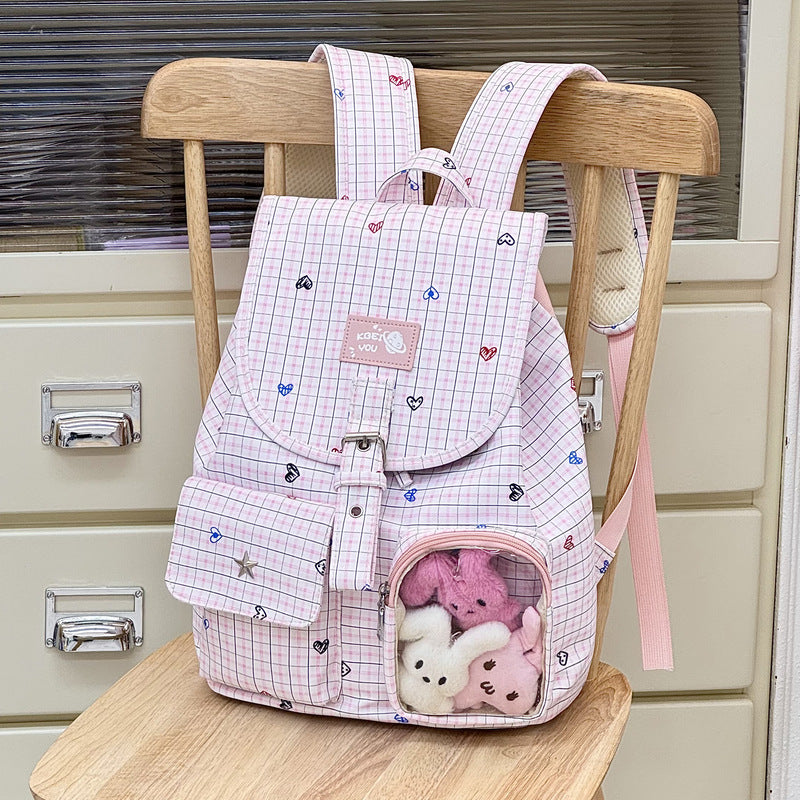 Herz-gedruckter Freizeit-Rucksack Karnz