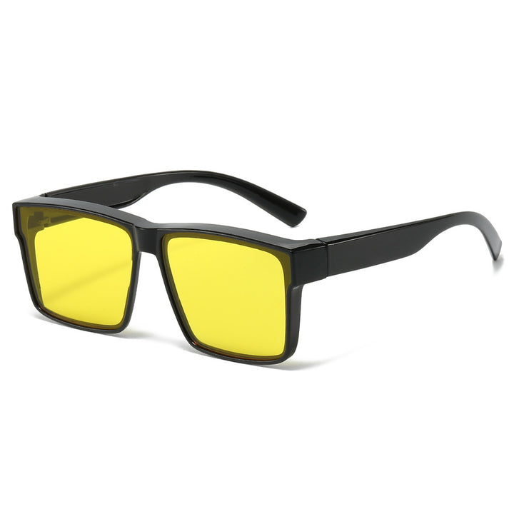 Stylische retro-inspirierte quadratische Sonnenbrille Karnz