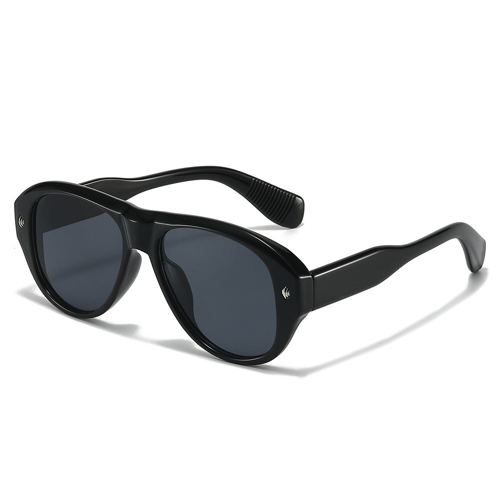 Vintage-inspirierte übergroße Cateye-Sonnenbrille Karnz