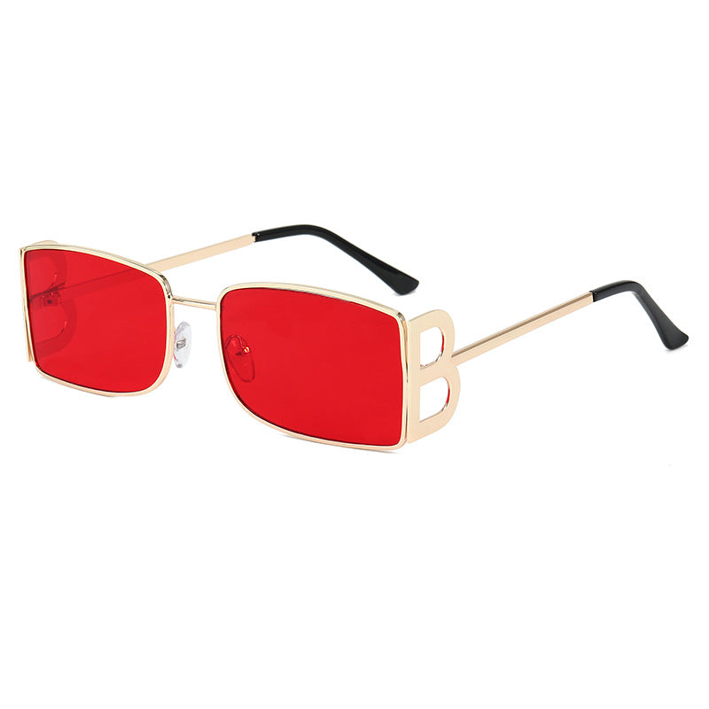 Damen Designer-Sonnenbrille mit auffälligem Rahmen Karnz