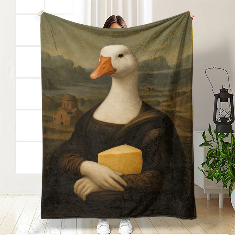 Künstlerische katzenmotivierte Fleece-Decke