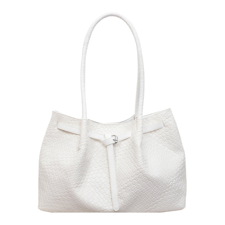 Texturiertes Leder Tote Bag Karnz