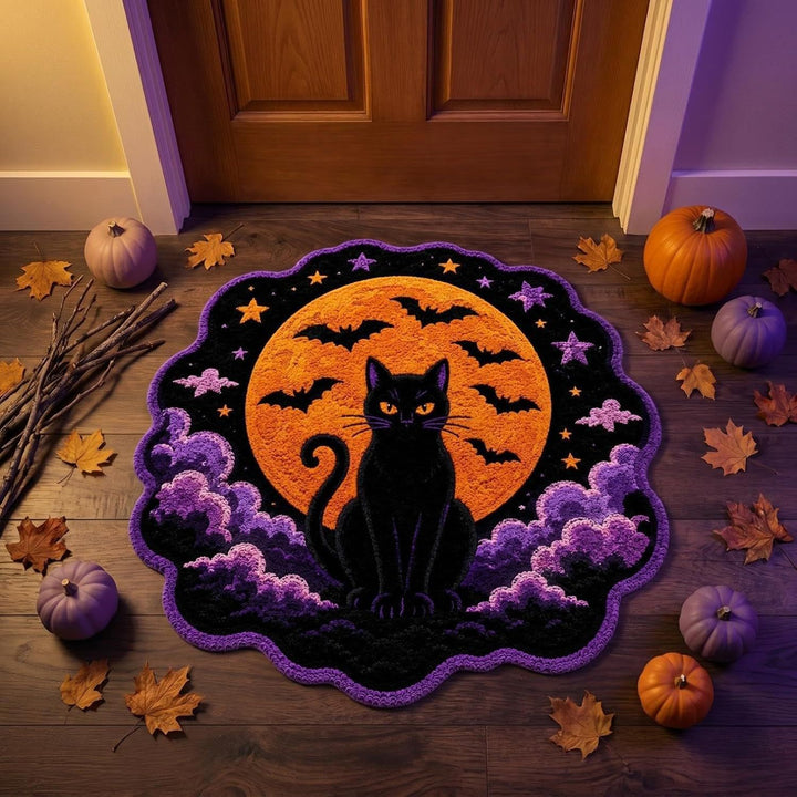 Künstlerische Halloween-Themen-Fußmatte