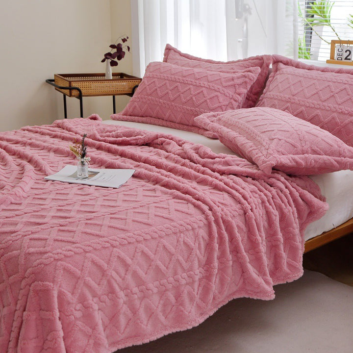Strukturierte dekorative Wurfdecke Karnz