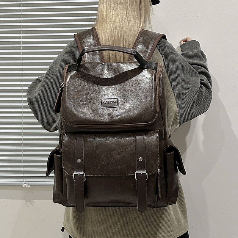 Stilvoller Leder Rucksack Karnz 1791205546