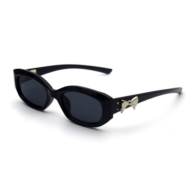 Trendy Cat-Eye Sonnenbrille mit adorabler Teddy-Bären-Akzent Karnz