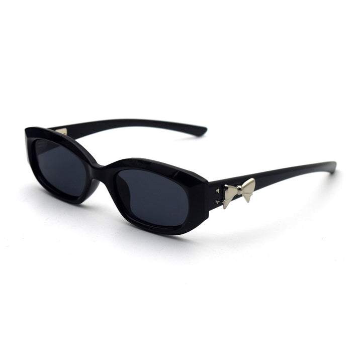 Trendy Cat-Eye Sonnenbrille mit adorabler Teddy-Bären-Akzent Karnz