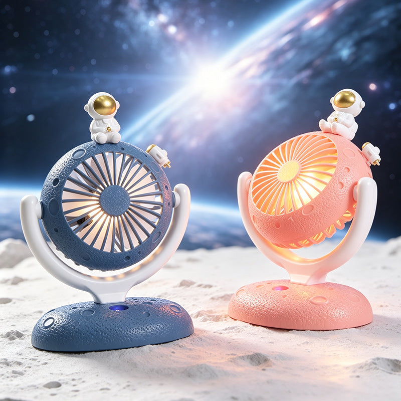 Damen Tragbarer USB Tischventilator mit kreativem Astronauten-Design Karnz