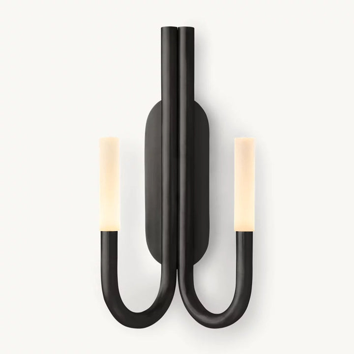 Moderne Doppelarm-Wandlampe