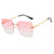 Damen quadratische Sonnenbrille im modernen Design mit filigranem Metallrahmen Karnz