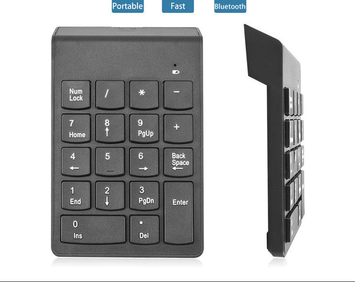 Kabellose Bluetooth-Zifferntastatur Karnz