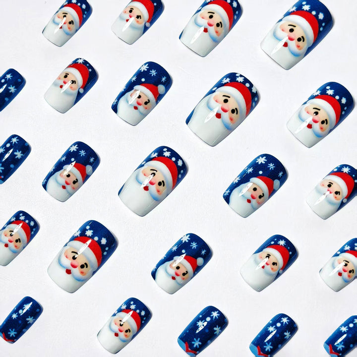 Kreative Weihnachtskunstnägel Karnz