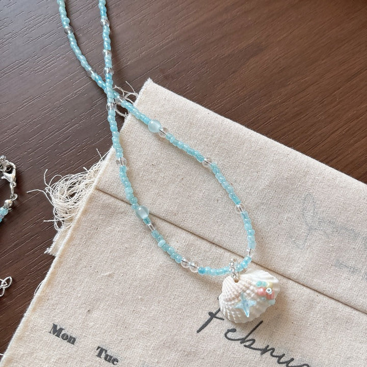 Halskette mit Glitzerfischschwanz Karnz