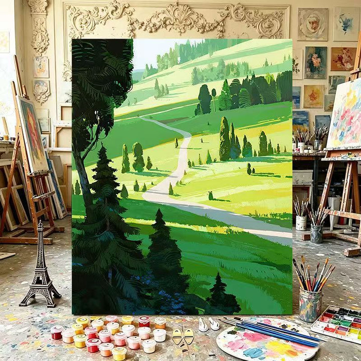 Szenische Natur Landschaft Leinwandkunst Karnz