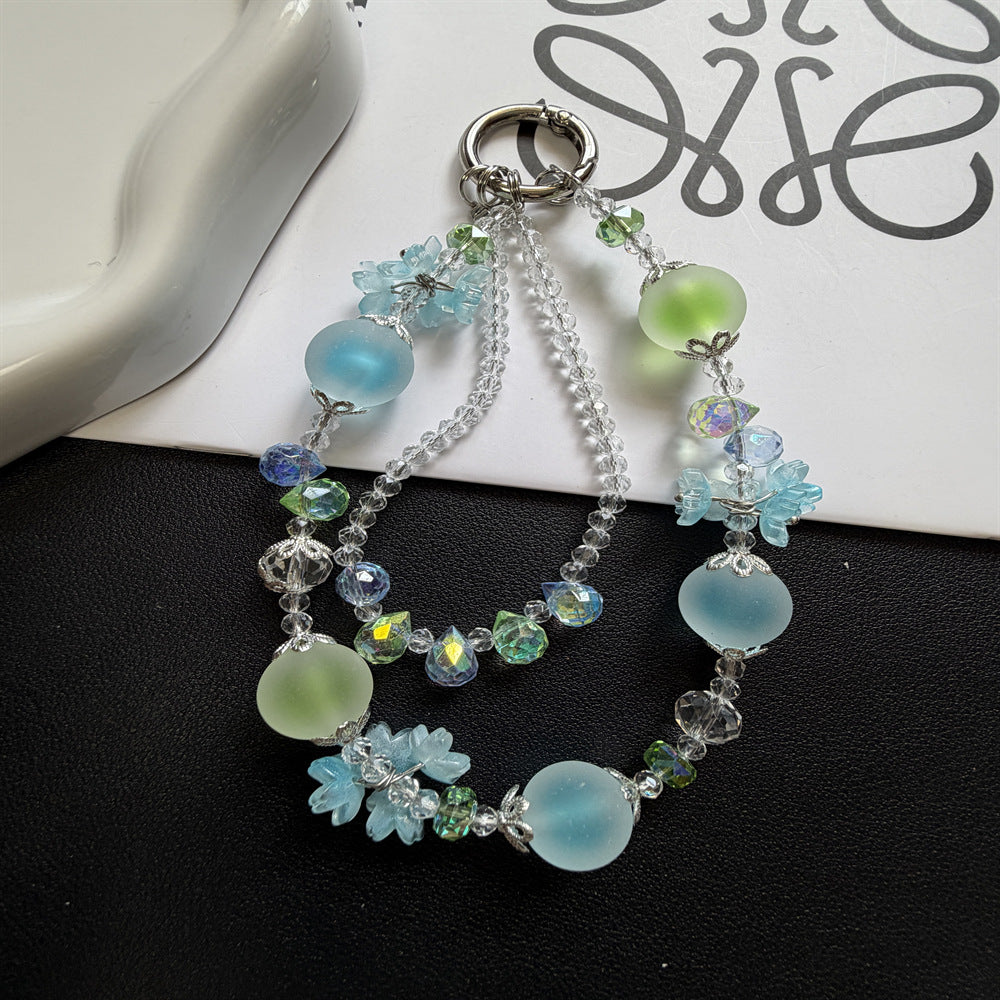 Floral Charm Perlen Schlüsselanhänger Karnz