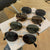 Damen modische Sonnenbrille im eleganten ovalen Design mit robustem Metallrahmen Karnz