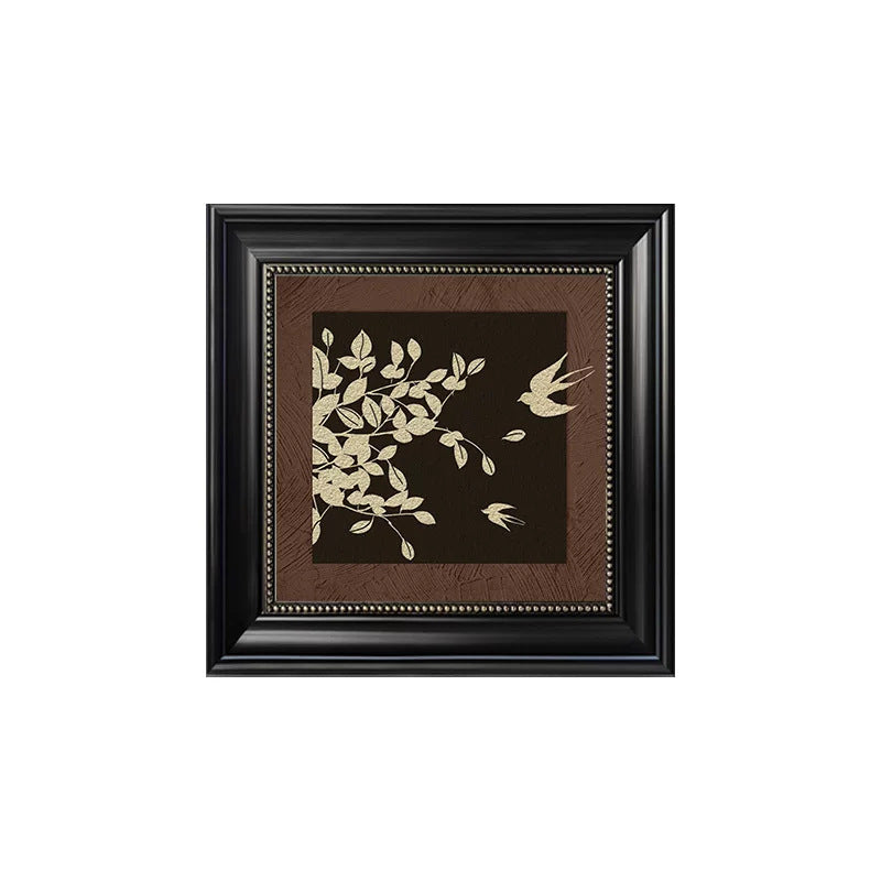 Verzierte Blumige Wandkunst