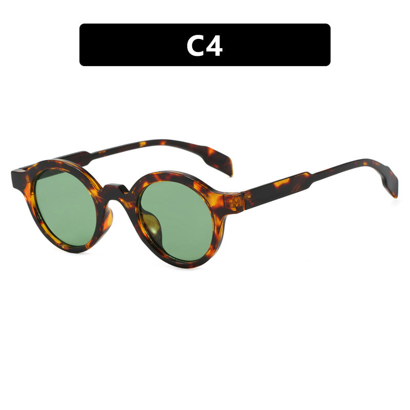 Damen modische runde Sonnenbrille mit hochwertigem, flexiblem Rahmen Karnz