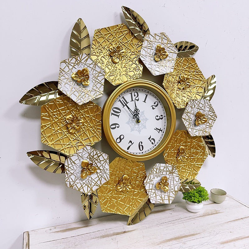 Dekorative Florale Wanduhr Karnz 1789208504