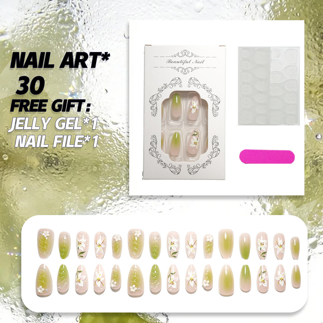 Premium Druck-Nagel Set