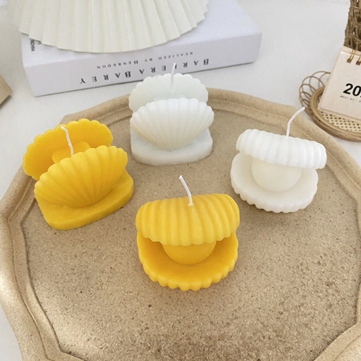 Clam-Shell-Perlen-Dekorativer Tischkerze