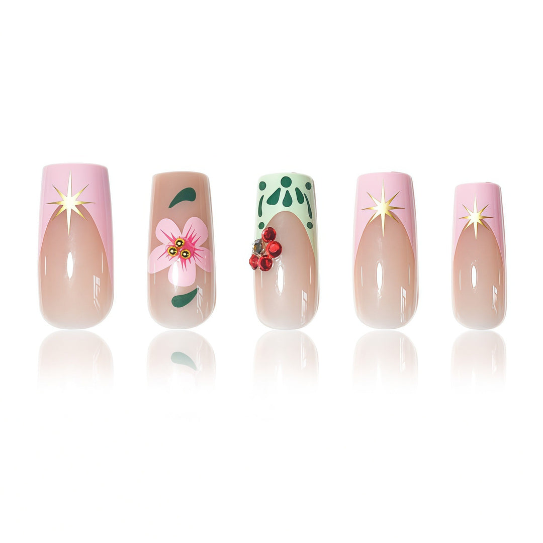 Floral Nail Art Enhancements Karnz
