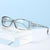 Damen Modische transparente Brille Karnz