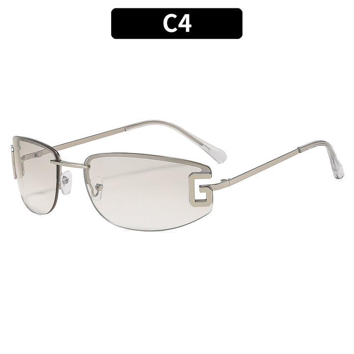 Elegante Übergroße Schild Sonnenbrille