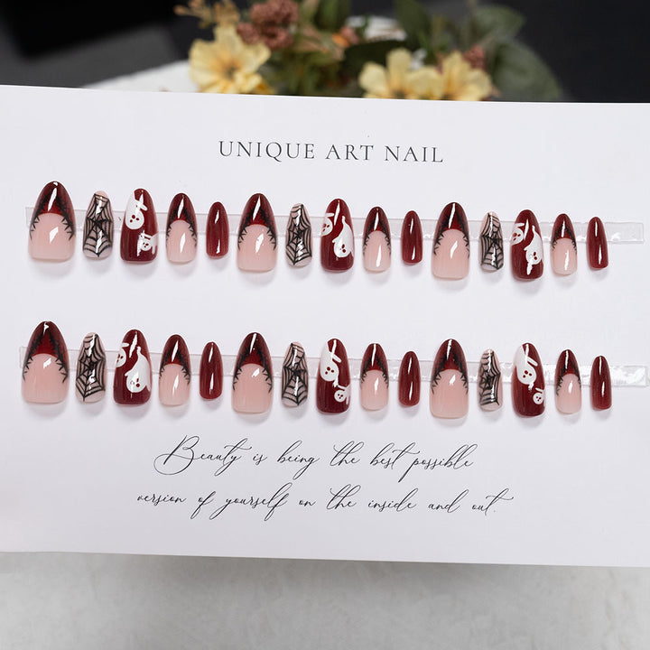 Halloween-Themen Press-On Nagelkunst Set