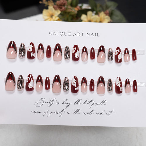 Halloween-Themen Press-On Nagelkunst Set