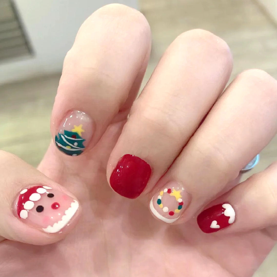 Festliches Feiertagsthemen-Nagelkunstset