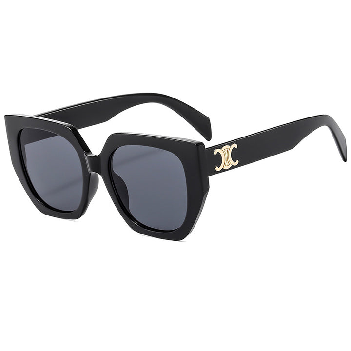 Damen Statement-Sonnenbrille mit glamourösem Rahmen Karnz