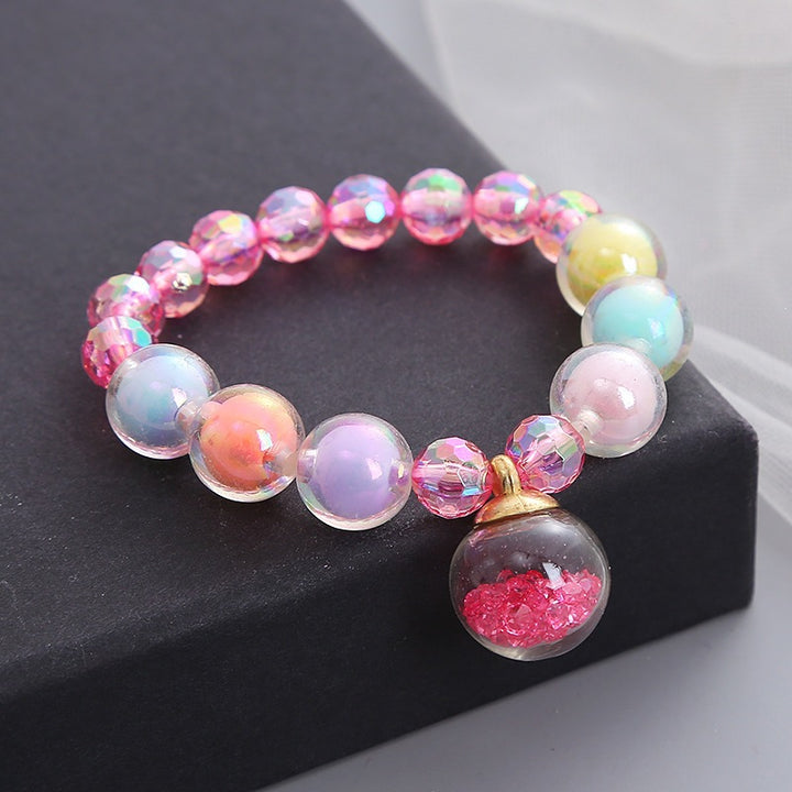 Armband Aus Bunten Glasperlen Karnz