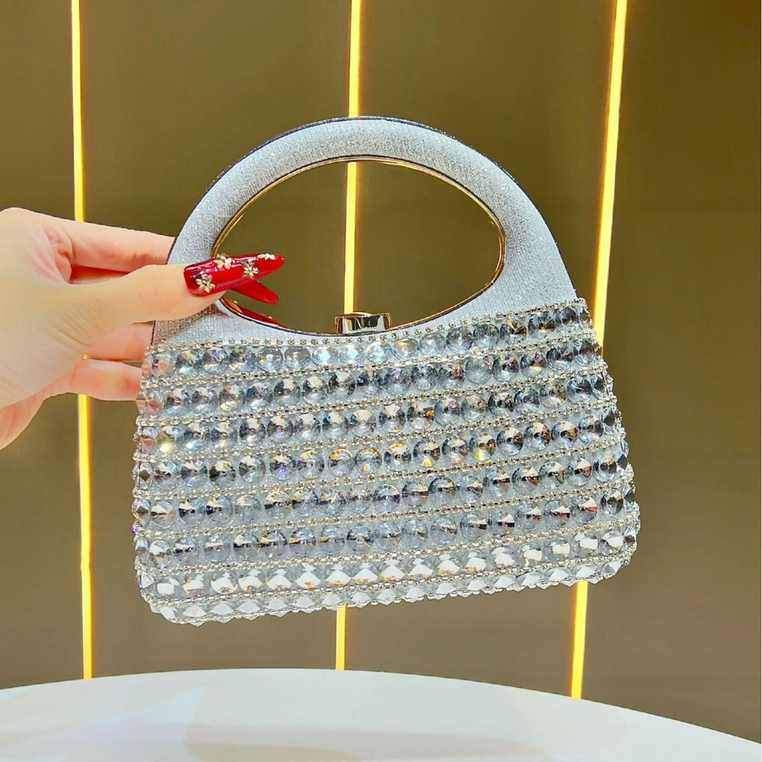 Kristallbesetzte Abendhandtasche