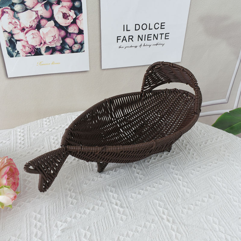 Dekorative fischförmige Aufbewahrungskorb Karnz