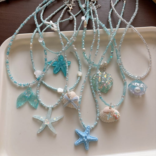 Halskette mit Glitzerfischschwanz Karnz